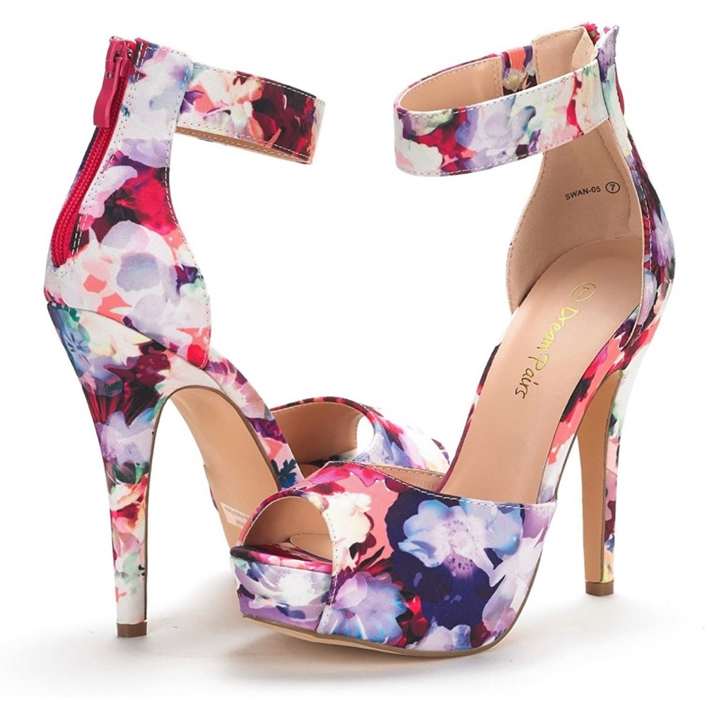 DREAM PAIRS Women's Swan-05 High Heel Plaform Dress Pump Shoes